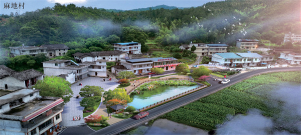 2023年秀美鄉(xiāng)村瑞林沿江萬田麻地岡面店